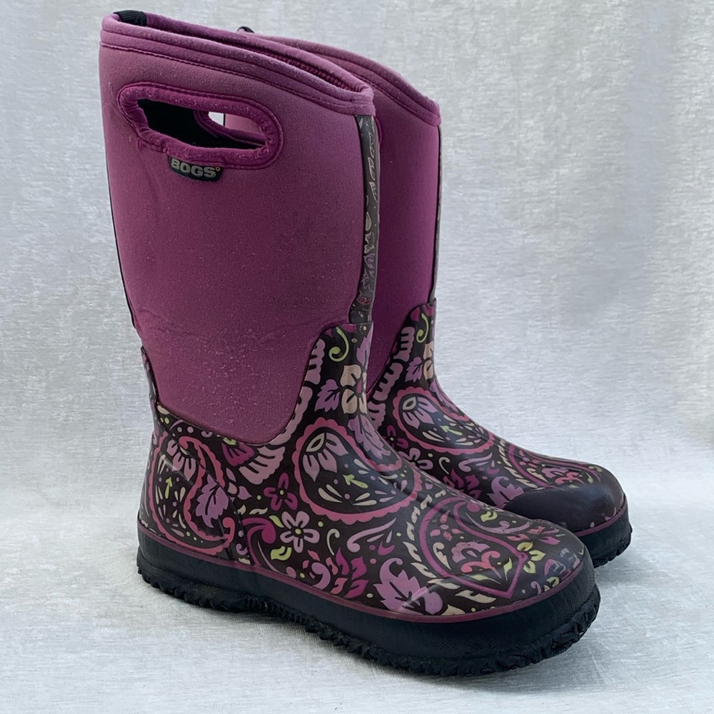 Bogs Classic High Tuscany Paisley Waterproof Boots